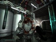Big ass monster, which really likes a pack of lead. i had to add a debug light in this room since it was too dark